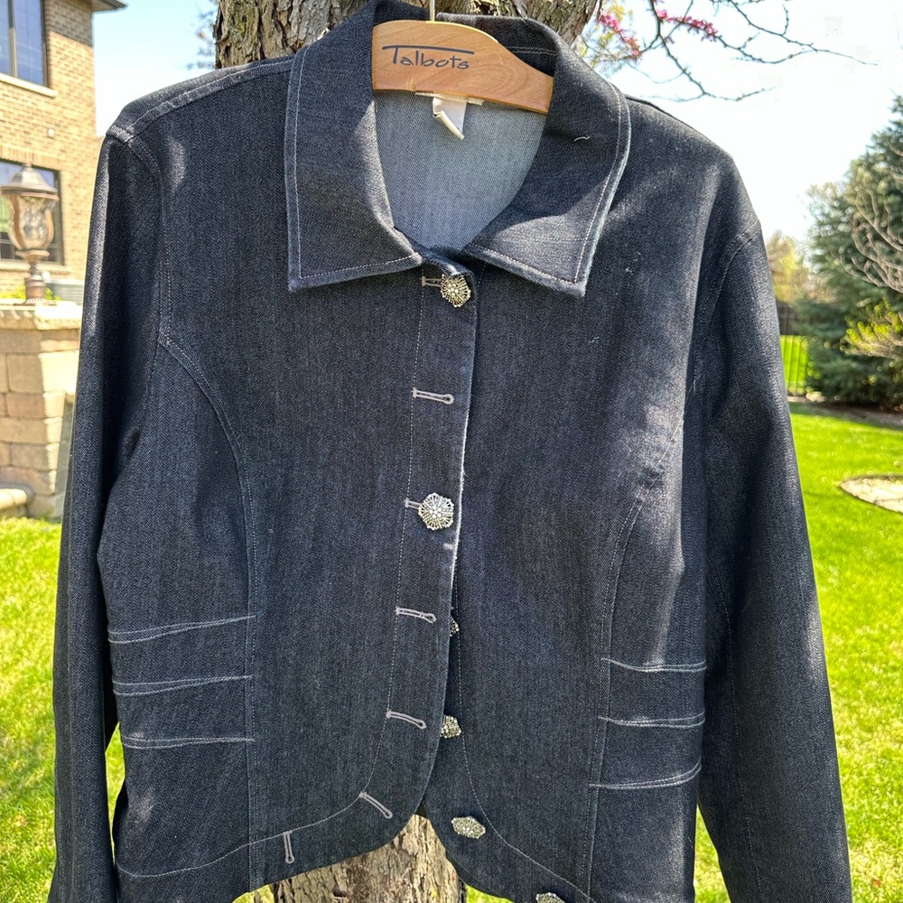 Talbots Jean Jacket Classic Design